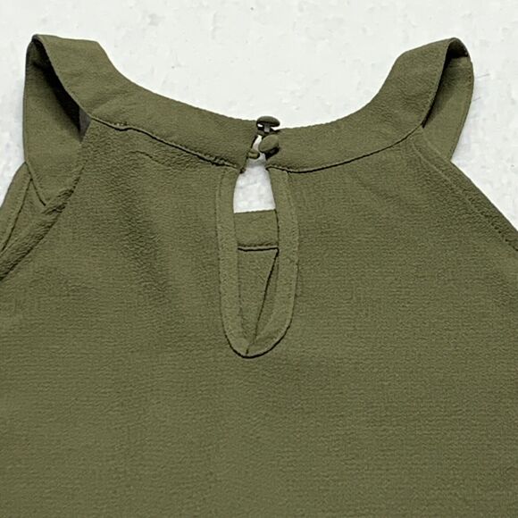 Sweet Wanderer Top Adult Medium Green Halter Thin Straps Back Keyhole Neck - Picture 8 of 12